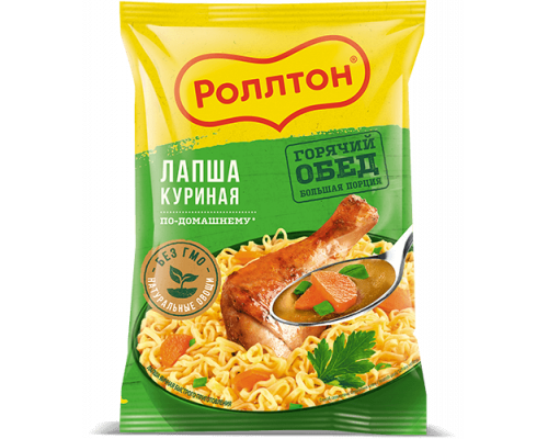 Лапша Роллтон, курица, 85г