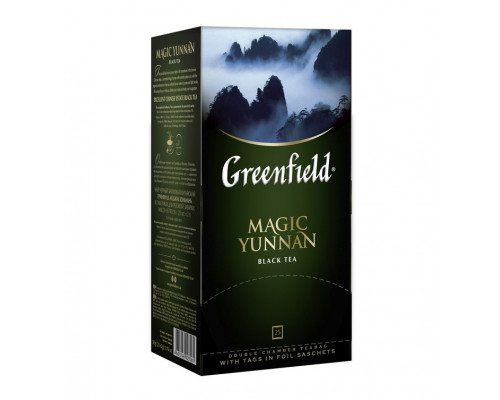 Чай Greenfield Magic Yunnan черный, 25х2г