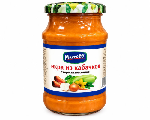 Икра кабачковая стерилизованная Marco BG, 500 г