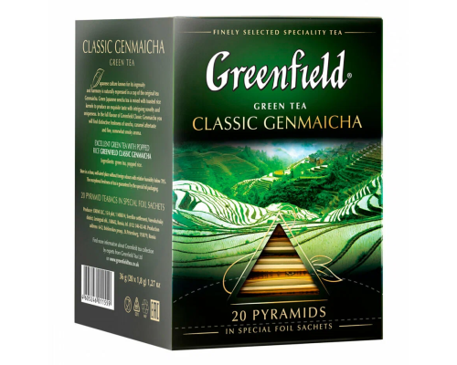 Чай Greenfield Classic Genmaicha, 20*2г
