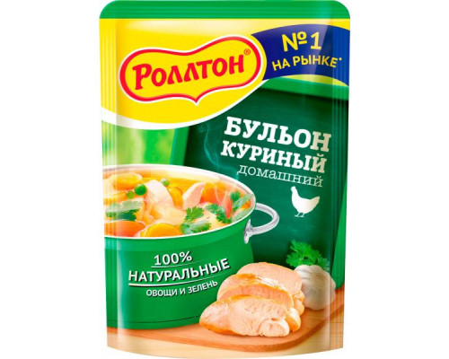 Роллтон Бульон домашний куриный, 90г