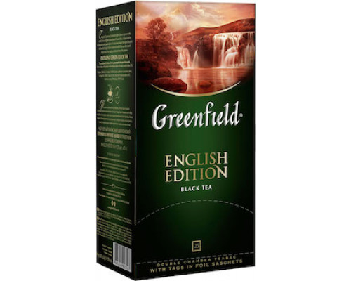 Чай Greenfield English Edition черный, 25х1,5г