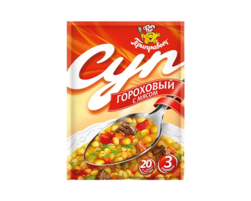Приправыч Суп Горох с мясом, 60г