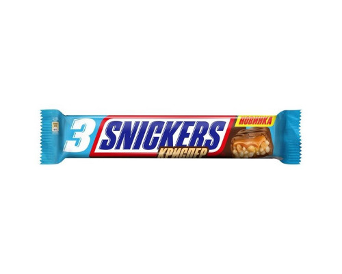 Шоколадный батончик Snickers Криспер, 60г