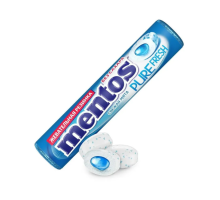 Жевательная резинка MENTOS Pure White Свежая мята, 24*15,5г