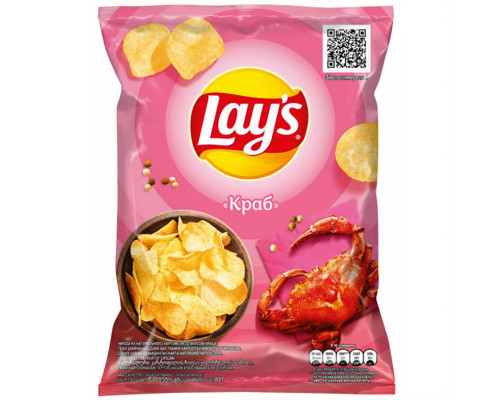 Чипсы Lays Краб, 70г