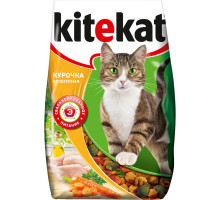 Kitekat сухой корм для кошек, Курочка Аппетитная, 350г 
