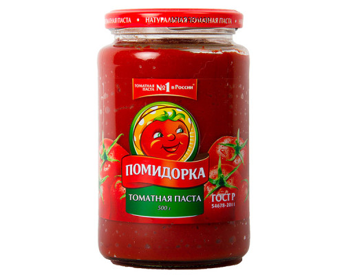 Помидорка Томатная паста с/б, 480г
