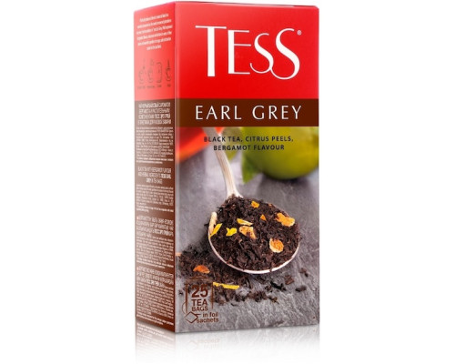 Чай черный Tess Earl grey, 25*1,6г