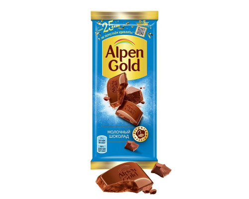 Шоколад Alpen Gold, молочный, 85г  