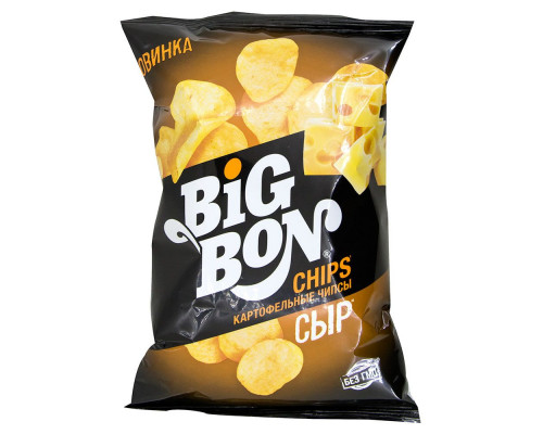 Чипсы картофельные Big Bon с сыром, 75г