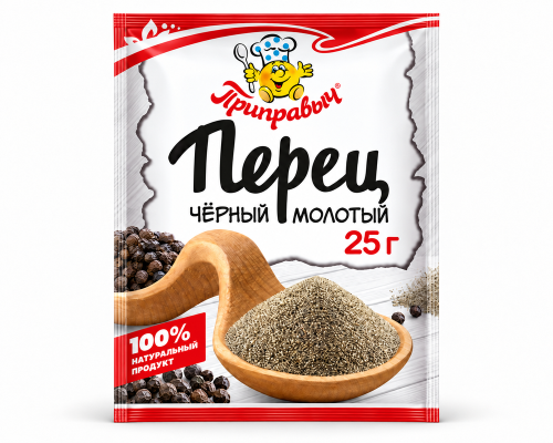 Перец черный молотый Приправыч Проксима, 25 г