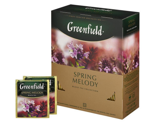 Чай Greenfield Spring Melody черный, 100х2г