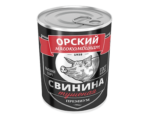 Свинина тушеная Орский мясокомбинат, 338г