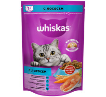 Whiskas сухой корм, Вкусные подушечки с нежным паштетом лосося, 350г