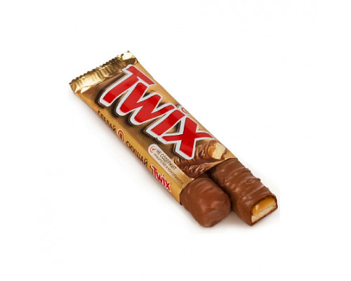 Батончик шоколадный Twix, 55г