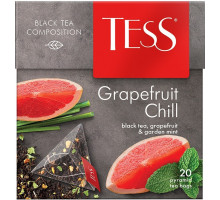 Чай черный TESS Grapefruit Chill, 20*2г.