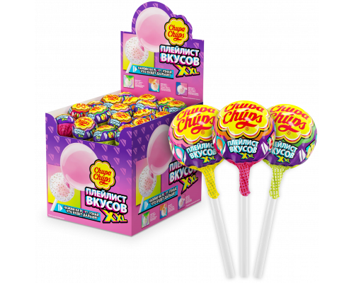 Карамель Chupa Chups XXL Flavors Playlist ассорти, 29г