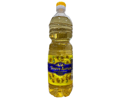 Масло подсолнечное Золото Алтая, 0,8л