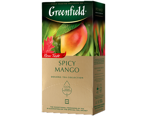 Чай Greenfield Spicy Mango зеленый 25х1,5г