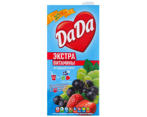 Сок DaDa Ягодный морс, 1,9л