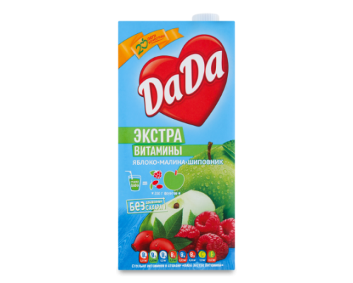 Сок DaDa Яблоко-малина-шиповник, 1,9л