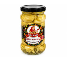 Шампиньоны маринованные Баба Маня, 314 мл