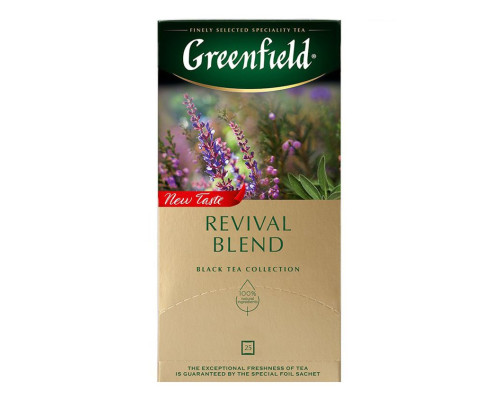 Чай Greenfield Revival Blend, 25*1,5г