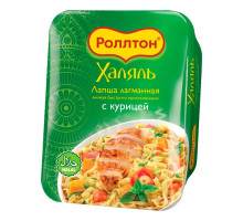 Лапша Роллтон, лагман с курицей Халяль, 90г