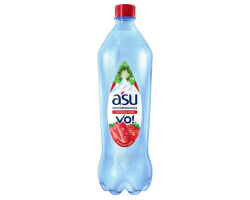 ASU вода без газа, Клубника Киви, 1л