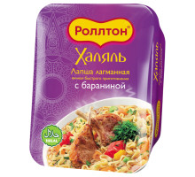 Роллтон ЛБП 90г х 24 лагман с бараниной Халяль в чашке