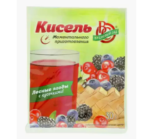 Кисель Вишневый сад Лесные ягоды с кусочками, 30г