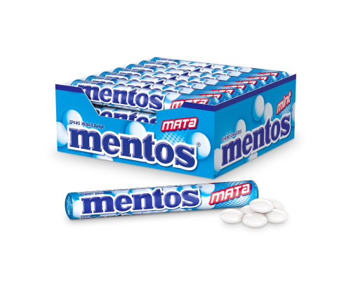 Жевательное драже Mentos Мята, 37г