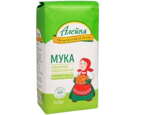 Мука Алейка высший сорт 2кг