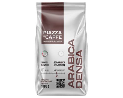 Кофе в зернах PIAZZA del CAFFE Arabica Densa, 1000г Кофе в зернах PIAZZA del CAFFE Arabica Densa, 1000г