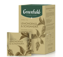Чайный напиток Greenfield Lemongrass & Schisandra, 20*1,8г