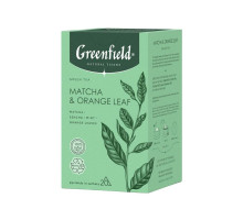 Чай Greenfield Natural Tisane Матча энд Оранж лиф, 20*1,8г