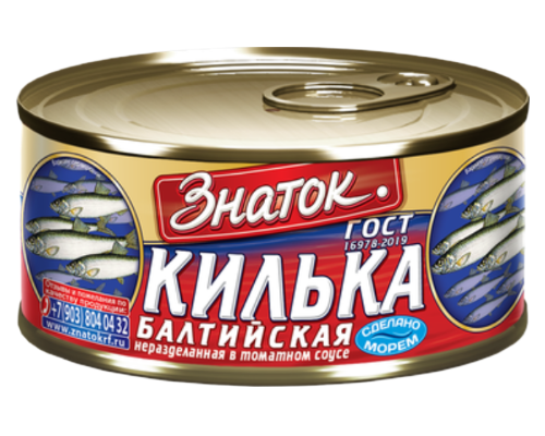 Килька Знаток Балтийская, 240г Килька Знаток Балтийская, 240г