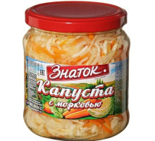 Салат Капуста мариннованая с морковью Знаток, 480г 