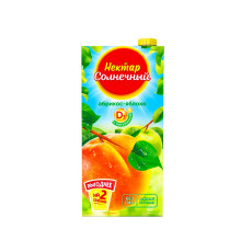 Напиток сокосодержащий Нектар Солнечный Абрикос-Яблоко, 1,9л 