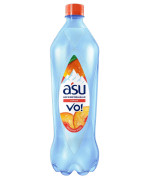 ASU вода без газа, Персик, 0,5л