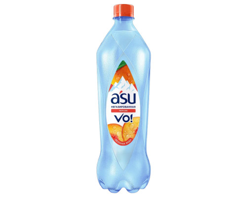 ASU вода без газа, Персик, 0,5л