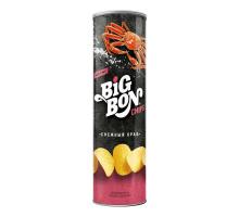 Чипсы картофельные Big Bon Снежный краб, 130г