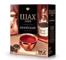 Черный чай Шах Gold Кенийский, 100*1,8г