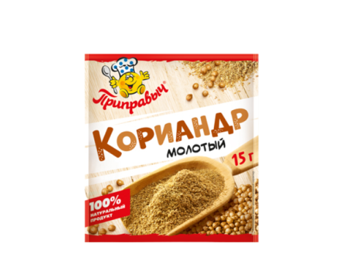 Кориандр молотый Приправыч, 15г Кориандр молотый Приправыч, 15г