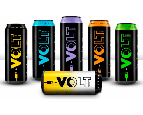 Энергетический напиток Volt Energy микс 6 вкусов, 0,45л Энергетический напиток Volt Energy микс 6 вкусов, 0,45л