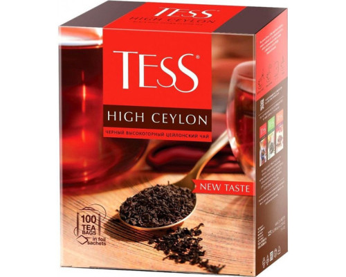 Чай Tess High Ceylon черный, 100*2,25г Чай Tess High Ceylon черный, 100*2,25г