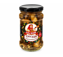 Грузди маринованные Баба Маня, 314 мл