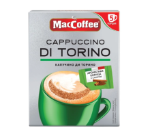 Растворимый кофе MacCoffee Cappuccino di Torino с корицей, 25г