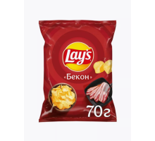 Чипсы Lays со вкусом Бекон, 70г